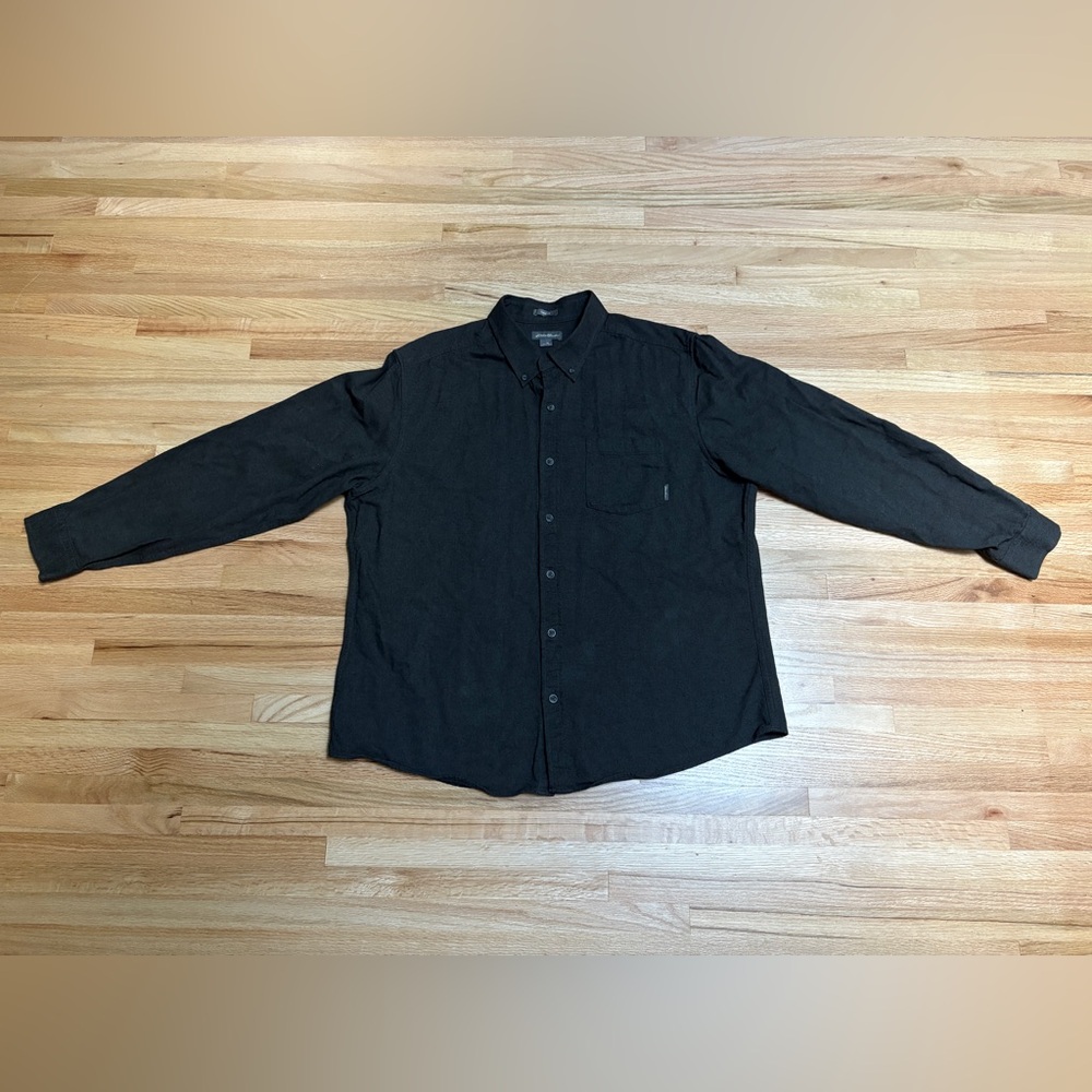 Eddie Bauer classic fit, size XL button down, long sleeve casual shirt
